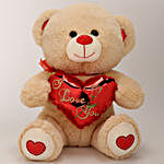 I Love You Teddy Bear With Red Heart