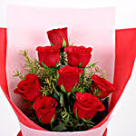 8 Red Roses with Ferrero Rocher Combo