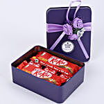 Kit-Kat in Purple Tin Box