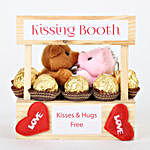 Wooden Kissing Booth & Ferrero Rocher Combo