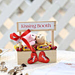 Wooden Kissing Booth With Chocolates