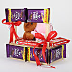 Wooden Kissing Booth With Dairy Milk Chocolates