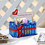 Wooden Kissing Booth With Perk Chocolates