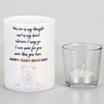 Glowing Teddy Day T-Light Hollow Candle