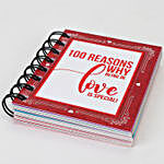 100 Reasons Love Book & Teddy Combo