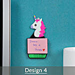 Adorable Unicorn Sticky Notes with Magnetic Back
