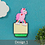 Cute Unicorn Sticky Notes with Magnetic Back