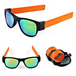 Foldable Slapsee Sunglasses- Orange