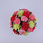 Delightful Colourful Carnations Arrangement