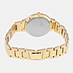 Personalised Sparkling Golden Watch