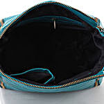 Purseus Flossy Sling Bag- Turquoise