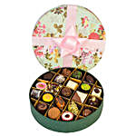 Floral Box Of 21 Assorted Chocolates