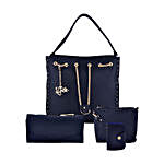 LaFille Blue Chain Bag Set