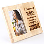 Charming Women Wooden Photo Frame