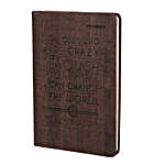 A New Day Everyday Brown Personalised Notebook