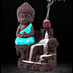 Monk Buddha Waterfall Incense Burner