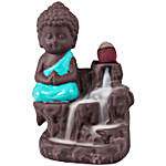 Monk Buddha Waterfall Incense Burner