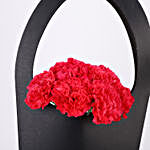 10 Pink Carnations Personalised Mug Combo