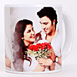 Picture Mug With Orchids Roses Bunch