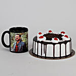 Picture Mug & Black Forest Cake Combo