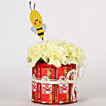 Kit Kat & Carnations Arrangement