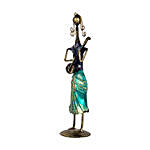 Antique Lady Musician Figurine