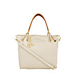 Classy Cream LaFille Handbag Set