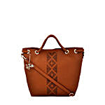LaFille Elegant Tan Handbag Set