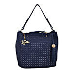 LaFille Modish Blue Handbag Set