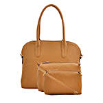 LaFille Set of 3 Tan Handbags