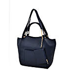 LaFille Stylish Blue Handbag Set