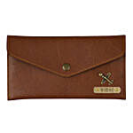 Personalised Charm Purse- Brown