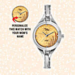 Personalised Dapper Silver & Golden Watch