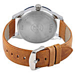 Personalised Stylish Brown Watch For Him