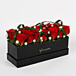 Premium 21 Red Roses FNP Rectangular Box