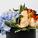 Beautiful Black Box of Mixed 9 Exotic Flowers