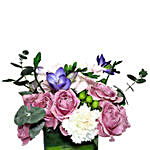 Roses, Carnations & Hydrangeas Floral Arrangement