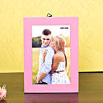 Classic Wooden Pink Photo Frame