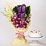 Dairy Milk & Orchids With Pineapple Cake