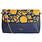 Floral Blue Sling Bag