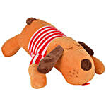 Cute Dog In Red T-Shirt Soft Toy