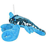 Lobster Soft Toy With Sequins- Blue