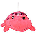 Plush Tortoise Soft Toy- Pink