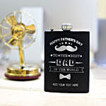 Personalised Hip Flask For Dad
