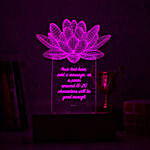 Personalised Lotus Shaped Night Lamp
