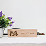 Personalised Pen In Best Dad Ever Wooden Box