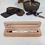 Personalised Pen In Best Dad Ever Wooden Box