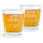 Personalised Whiskey Glasses For Dad