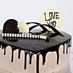 Heart Shaped Cream Chocolate Cake- 1 Kg