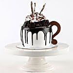 Frosty Mug Designer Black Forest Cake- 1 Kg Eggless